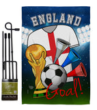 World Cup England Soccer - Sports Interests Vertical Impressions Decorative Flags HG192095 Made In USA