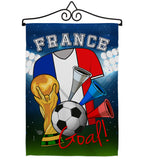 World Cup France Soccer - Sports Interests Vertical Impressions Decorative Flags HG192096 Made In USA