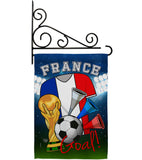 World Cup France Soccer - Sports Interests Vertical Impressions Decorative Flags HG192096 Made In USA