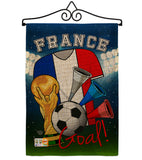 World Cup France Soccer - Sports Interests Vertical Impressions Decorative Flags HG192096 Made In USA