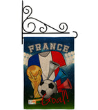 World Cup France Soccer - Sports Interests Vertical Impressions Decorative Flags HG192096 Made In USA