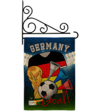 World Cup Germany Soccer - Sports Interests Vertical Impressions Decorative Flags HG192097 Made In USA