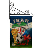 World Cup Iran Soccer - Sports Interests Vertical Impressions Decorative Flags HG192099 Made In USA