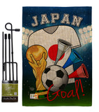 World Cup Japan Soccer - Sports Interests Vertical Impressions Decorative Flags HG192100 Made In USA