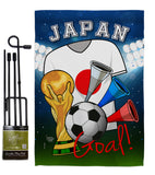 World Cup Japan Soccer - Sports Interests Vertical Impressions Decorative Flags HG192100 Made In USA