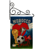 World Cup Morocco Soccer - Sports Interests Vertical Impressions Decorative Flags HG192102 Made In USA