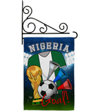 World Cup Nigeria Soccer - Sports Interests Vertical Impressions Decorative Flags HG192103 Made In USA