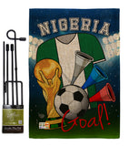 World Cup Nigeria Soccer - Sports Interests Vertical Impressions Decorative Flags HG192103 Made In USA