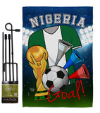 World Cup Nigeria Soccer - Sports Interests Vertical Impressions Decorative Flags HG192103 Made In USA