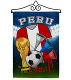 World Cup Peru Soccer - Sports Interests Vertical Impressions Decorative Flags HG192105 Made In USA