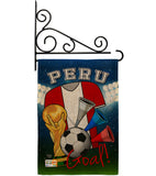 World Cup Peru Soccer - Sports Interests Vertical Impressions Decorative Flags HG192105 Made In USA