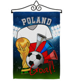 World Cup Poland Soccer - Sports Interests Vertical Impressions Decorative Flags HG192106 Made In USA