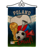 World Cup Poland Soccer - Sports Interests Vertical Impressions Decorative Flags HG192106 Made In USA