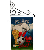 World Cup Poland Soccer - Sports Interests Vertical Impressions Decorative Flags HG192106 Made In USA