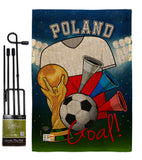 World Cup Poland Soccer - Sports Interests Vertical Impressions Decorative Flags HG192106 Made In USA