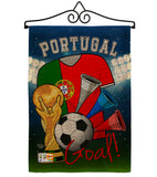 World Cup Portugal Soccer - Sports Interests Vertical Impressions Decorative Flags HG192107 Made In USA
