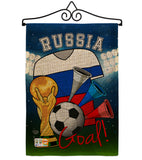 World Cup Russia Soccer - Sports Interests Vertical Impressions Decorative Flags HG192108 Made In USA
