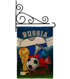 World Cup Russia Soccer - Sports Interests Vertical Impressions Decorative Flags HG192108 Made In USA