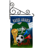 World Cup Saudi Arabia Soccer - Sports Interests Vertical Impressions Decorative Flags HG192109 Made In USA