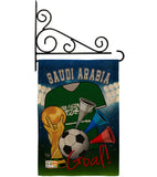 World Cup Saudi Arabia Soccer - Sports Interests Vertical Impressions Decorative Flags HG192109 Made In USA