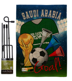 World Cup Saudi Arabia Soccer - Sports Interests Vertical Impressions Decorative Flags HG192109 Made In USA