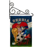 World Cup Serbia Soccer - Sports Interests Vertical Impressions Decorative Flags HG192111 Made In USA