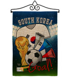 World Cup South Korea Soccer - Sports Interests Vertical Impressions Decorative Flags HG192112 Made In USA