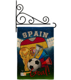 World Cup Spain Soccer - Sports Interests Vertical Impressions Decorative Flags HG192113 Made In USA