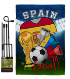 World Cup Spain Soccer - Sports Interests Vertical Impressions Decorative Flags HG192113 Made In USA
