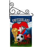 World Cup Switzerland Soccer - Sports Interests Vertical Impressions Decorative Flags HG192115 Made In USA