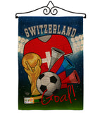 World Cup Switzerland Soccer - Sports Interests Vertical Impressions Decorative Flags HG192115 Made In USA