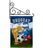 World Cup Uruguay Soccer - Sports Interests Vertical Impressions Decorative Flags HG192117 Made In USA