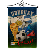 World Cup Uruguay Soccer - Sports Interests Vertical Impressions Decorative Flags HG192117 Made In USA