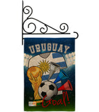 World Cup Uruguay Soccer - Sports Interests Vertical Impressions Decorative Flags HG192117 Made In USA