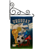 World Cup Uruguay Soccer - Sports Interests Vertical Impressions Decorative Flags HG192117 Made In USA