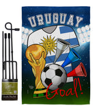 World Cup Uruguay Soccer - Sports Interests Vertical Impressions Decorative Flags HG192117 Made In USA