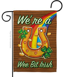 We're a Wee Bit Irish - St Patrick Spring Vertical Impressions Decorative Flags HG102002 Made In USA