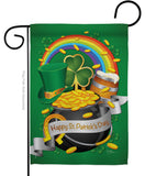 Happy St. Patrick's Day - St Patrick Spring Vertical Impressions Decorative Flags HG102027 Made In USA