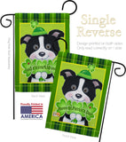 St. Pat's Puppy - St Patrick Spring Vertical Impressions Decorative Flags HG102029 Made In USA