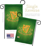 Erin Go Bragh - St Patrick Spring Vertical Impressions Decorative Flags HG102030 Made In USA