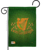 Erin Go Bragh - St Patrick Spring Vertical Impressions Decorative Flags HG102030 Made In USA