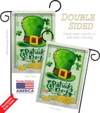 Lucky Hat St Pat Day - St Patrick Spring Vertical Impressions Decorative Flags HG102033 Made In USA