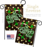 Lightful St. Patrick's Day - St Patrick Spring Vertical Impressions Decorative Flags HG102034 Made In USA