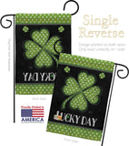 Lucky Day Clover - St Patrick Spring Vertical Impressions Decorative Flags HG102055 Made In USA