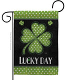 Lucky Day Clover - St Patrick Spring Vertical Impressions Decorative Flags HG102055 Made In USA