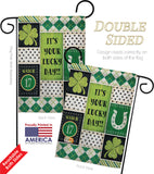 St Patricks Lucky Day - St Patrick Spring Vertical Impressions Decorative Flags HG102056 Made In USA