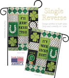 St Patricks Lucky Day - St Patrick Spring Vertical Impressions Decorative Flags HG102056 Made In USA