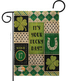 St Patricks Lucky Day - St Patrick Spring Vertical Impressions Decorative Flags HG102056 Made In USA