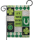 St Patricks Lucky Day - St Patrick Spring Vertical Impressions Decorative Flags HG102056 Made In USA