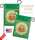 Kiss Me, I'm Irish - St Patrick Spring Vertical Impressions Decorative Flags HG102057 Made In USA